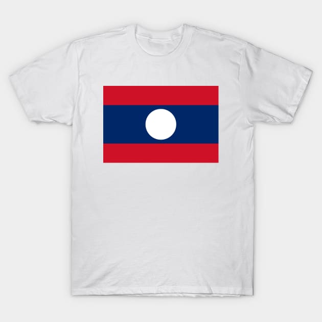 Flag of Laos T-Shirt by COUNTRY FLAGS